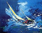 Leroy Neiman Famous Paintings - Sailing